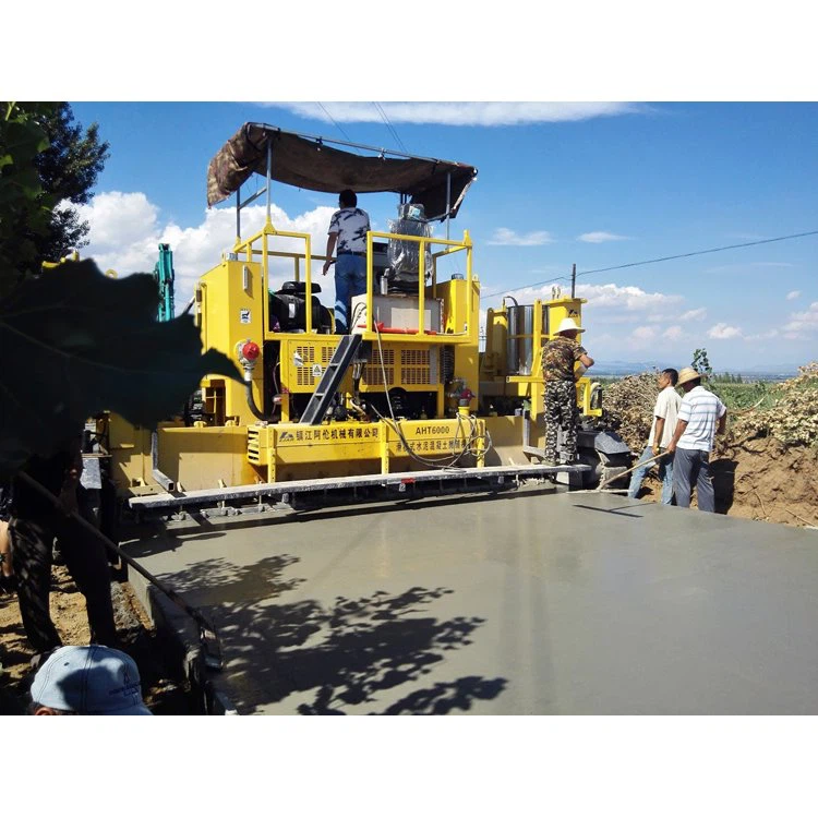 Maquina para pavimentar hormigón